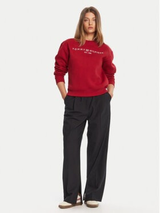 Tommy Hilfiger Bluza WW0WW39791 Czerwony Relaxed Fit