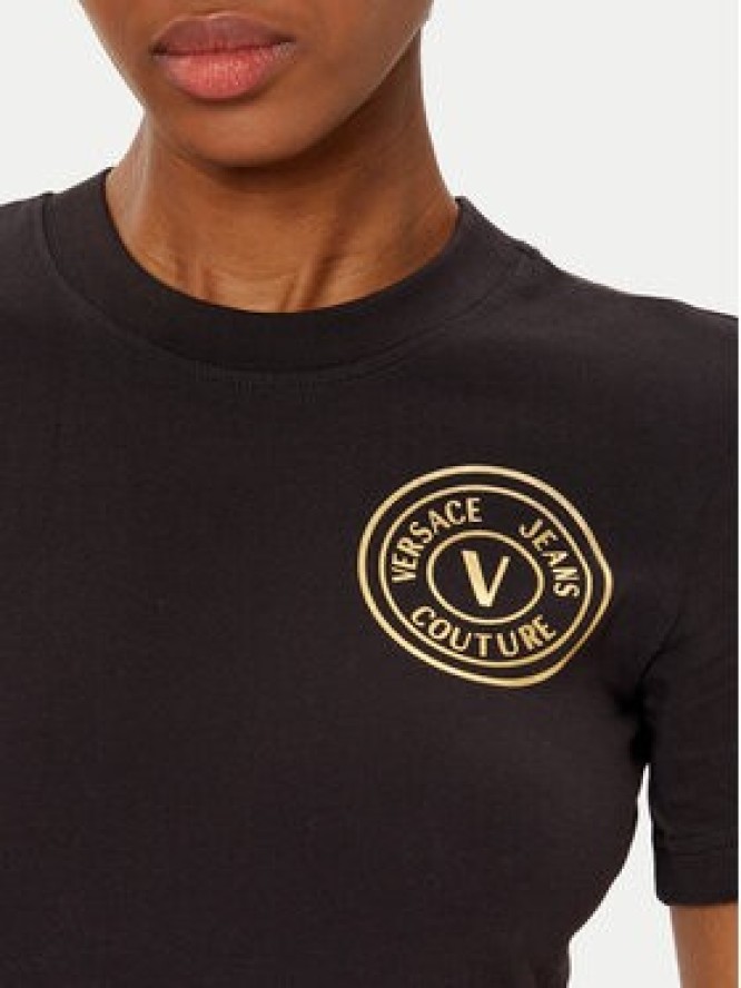 Versace Jeans Couture Sukienka codzienna 78HAOT00 Czarny Slim Fit