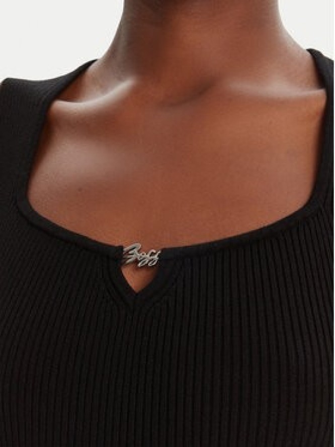 BOSS Sweter Fiura 50543939 Czarny Regular Fit