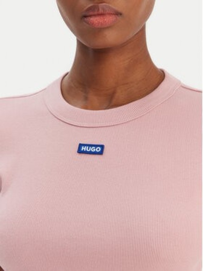 HUGO T-Shirt Baby 50510749 Różowy Slim Fit