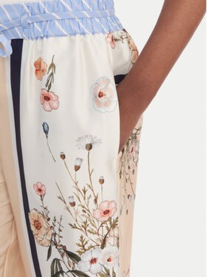 Liu Jo Spodnie materiałowe WA6358 T2555 Beżowy Relaxed Fit