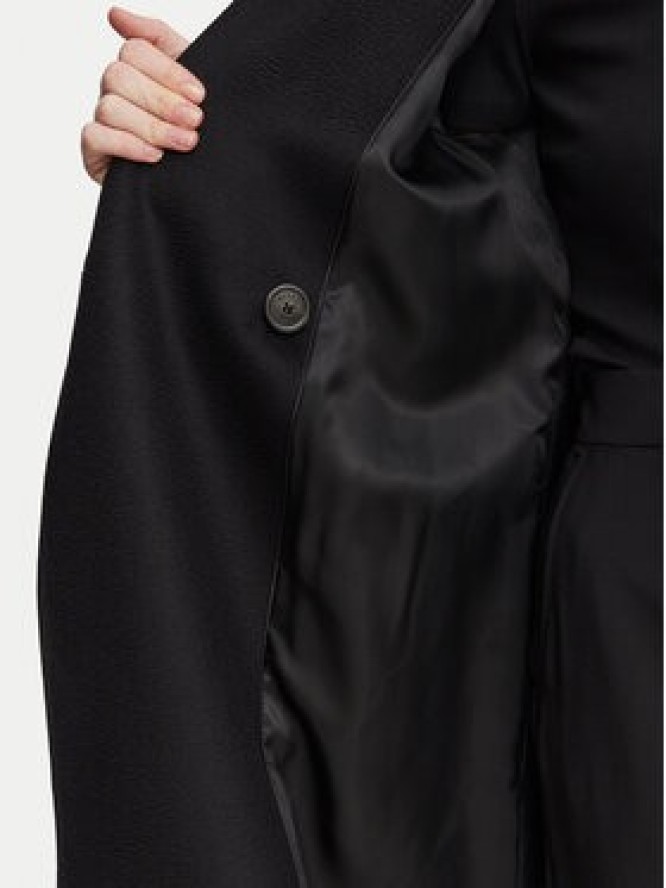 Weekend Max Mara Płaszcz wełniany Resina 2625016021 Czarny Regular Fit