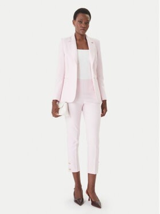 Rinascimento Marynarka CFC0128642003 Różowy Regular Fit