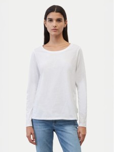 Marc O'Polo Bluzka B01 2072 52235 Biały Regular Fit