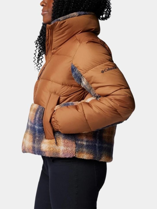 Kurtka Przejściowa Damska Columbia Leadbetter Point II Print Sherpa Hybrid