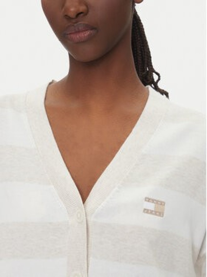 Tommy Jeans Kardigan DW0DW20968 Beżowy Relaxed Fit