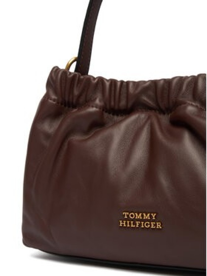 Tommy Hilfiger Torebka Soft Leather Mini Crossover AW0AW18306 Brązowy