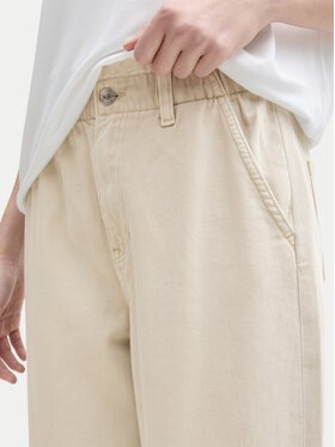 Tom Tailor Denim Jeansy 1045968 Beżowy Relaxed Fit