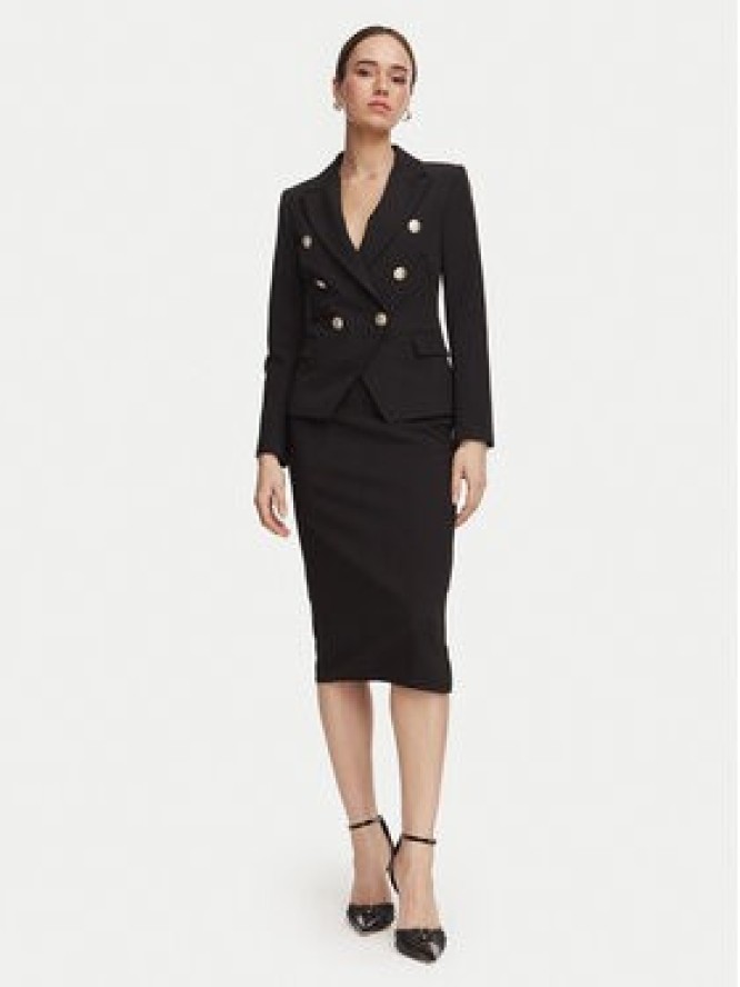 Rinascimento Spódnica ołówkowa CFC0130146003 Czarny Slim Fit