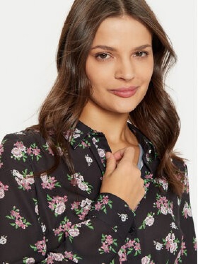 Guess Koszula W4BH56 WGLA2 Czarny Comfort Fit