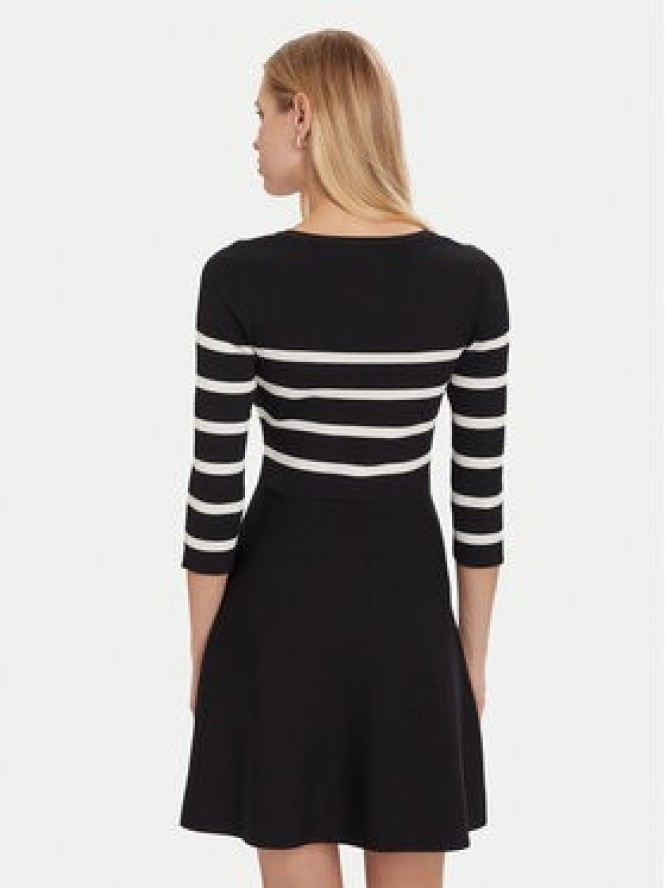 Morgan Sukienka dzianinowa 252-RMPIA Czarny Regular Fit