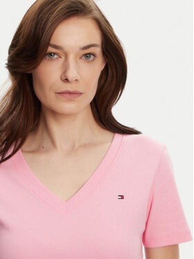 Tommy Hilfiger T-Shirt New Cody WW0WW40584 Różowy Slim Fit