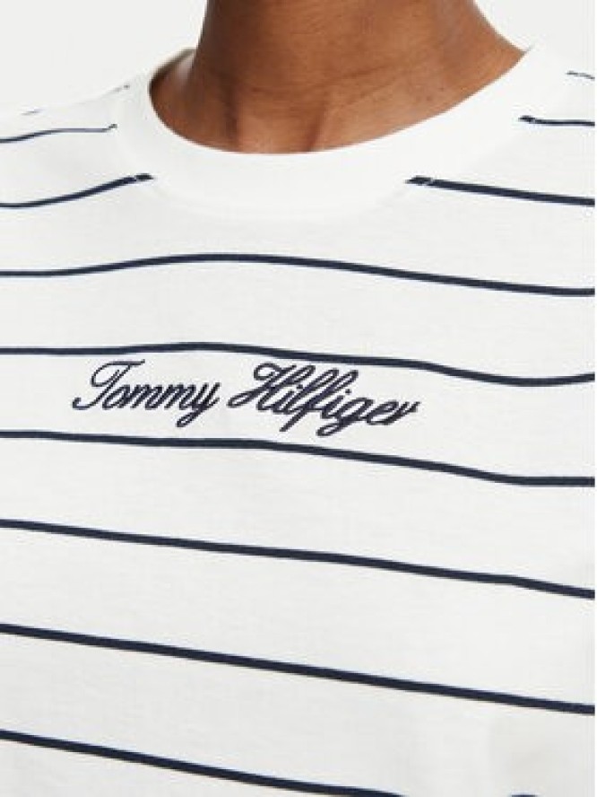 Tommy Hilfiger T-Shirt Classic WW0WW50948 Biały Relaxed Fit