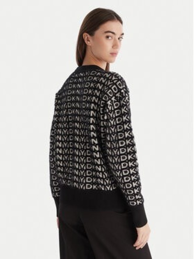 DKNY Sweter P5MSAX92 Czarny Regular Fit