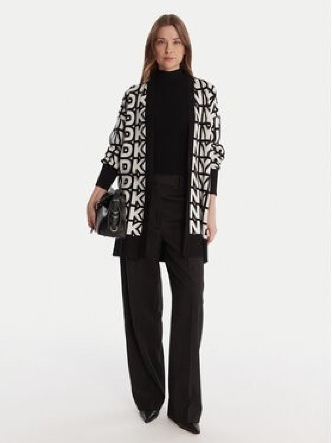 DKNY Kardigan P5MXAX88 Écru Relaxed Fit