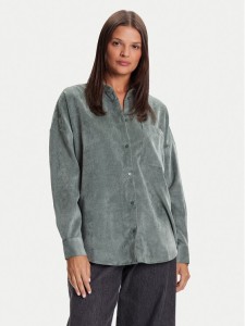 Vero Moda Koszula Sanne 10317194 Zielony Oversize