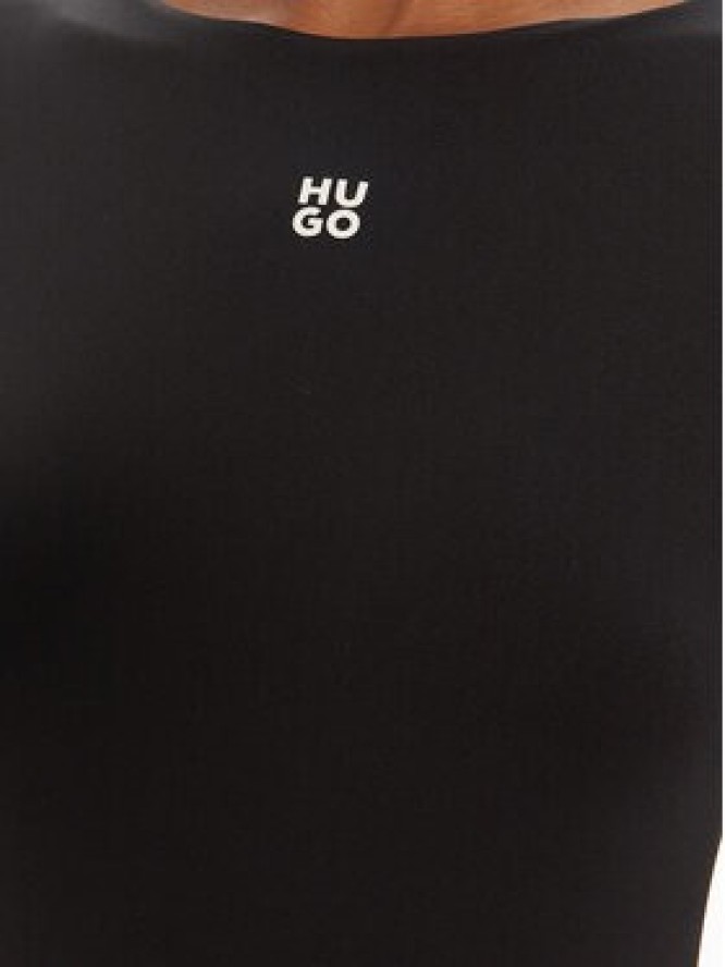 HUGO Bluzka Dasiia 50545208 Czarny Slim Fit