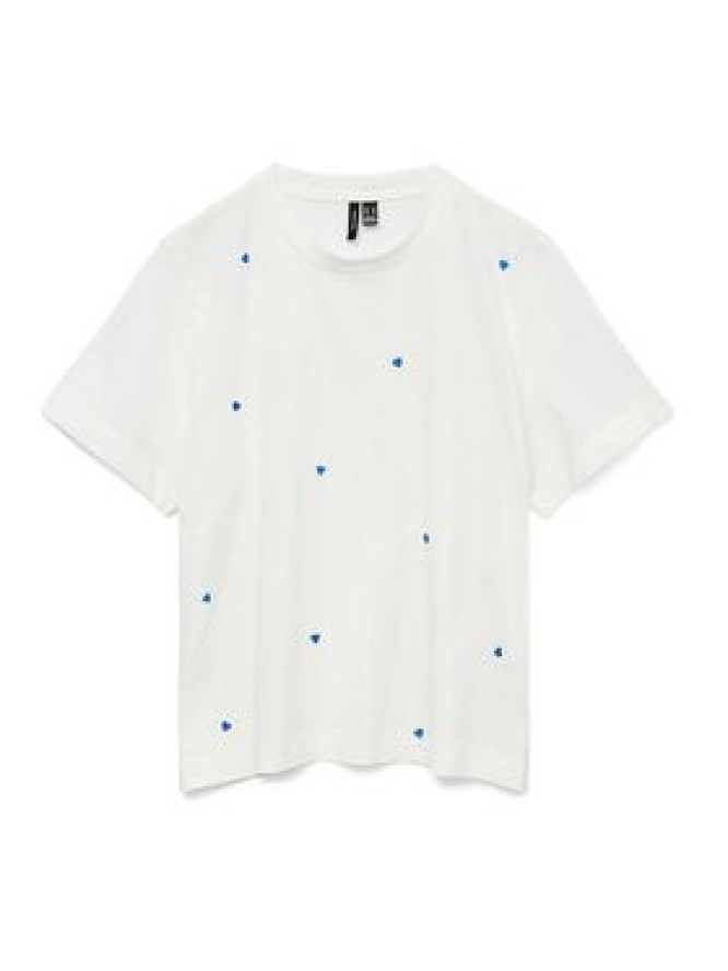 Vero Moda T-Shirt Solvei 10325318 Biały Regular Fit