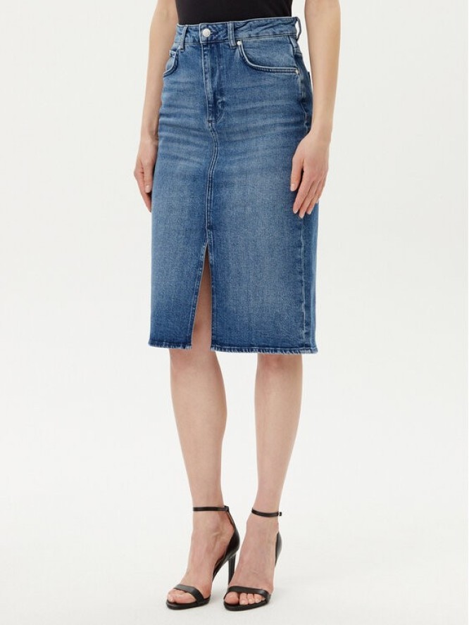 JOOP! Spódnica jeansowa 58 JW242DS167 30047184 Niebieski Slim Fit