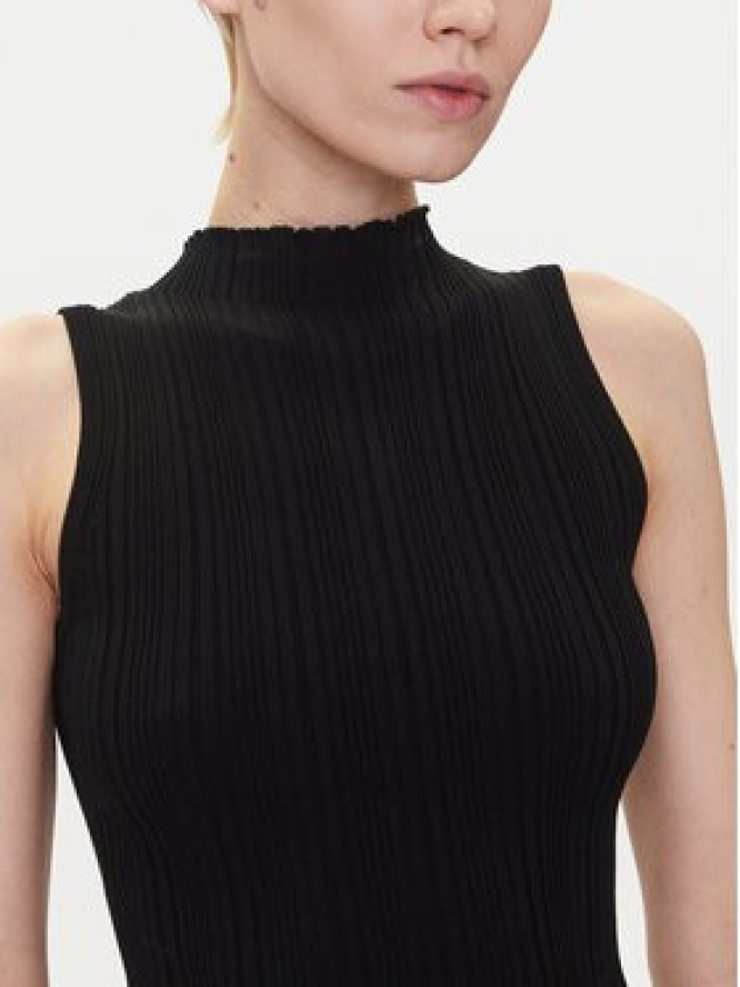 HUGO Bluzka Sarepilk 50542597 Czarny Slim Fit