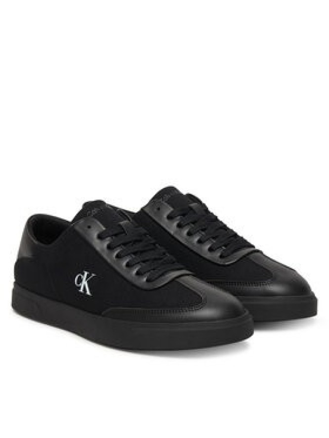 Calvin Klein Sneakersy Low Pro Cups Wt Canv Mg HW0HW03145 Czarny