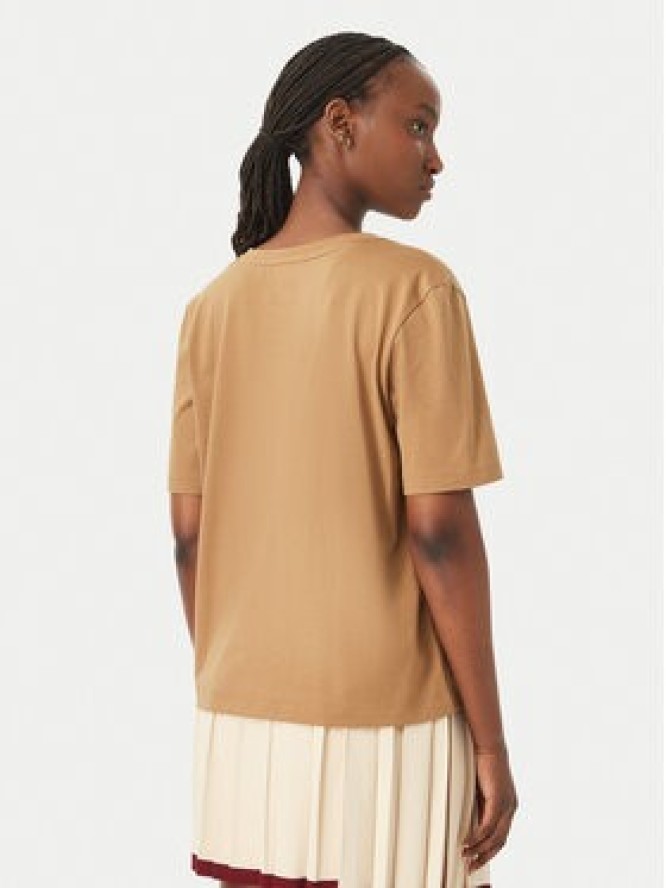 Lacoste T-Shirt TF7300 Brązowy Regular Fit