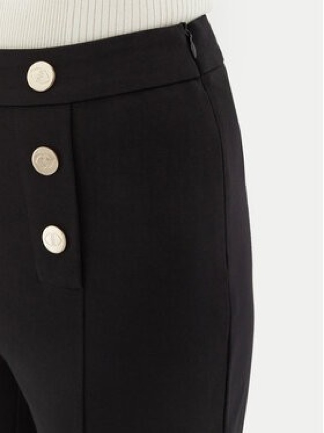 Motivi Spodnie materiałowe P040Q003468N Czarny Flare Fit