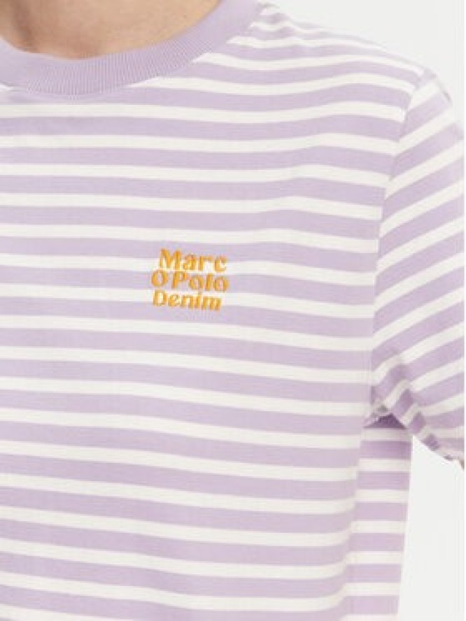 Marc O'Polo Denim T-Shirt 500 0005 953 Fioletowy Relaxed Fit