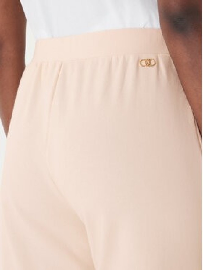 Liu Jo Sport Spodnie dresowe TA6031 FS002 Beżowy Regular Fit