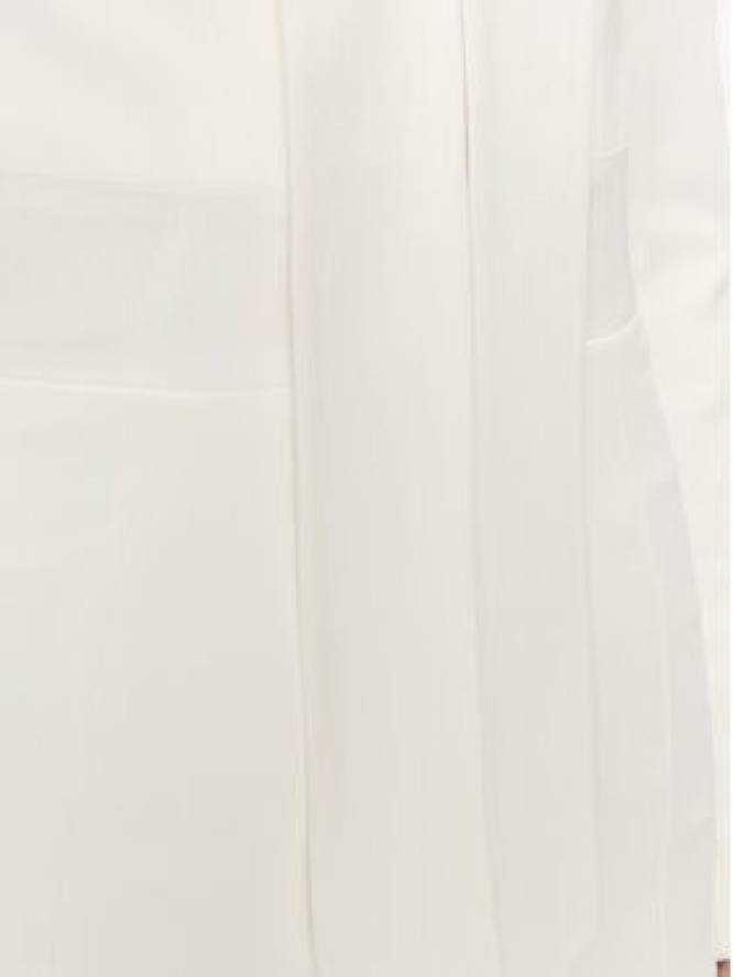 Elisabetta Franchi Sukienka koktajlowa AB-709-51E2-V550 Biały Regular Fit