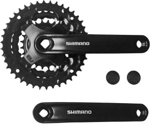 Shimano Kurbelgarnitur FC-TY501 175 mm Vierkant 6/7/8-fach schwarz