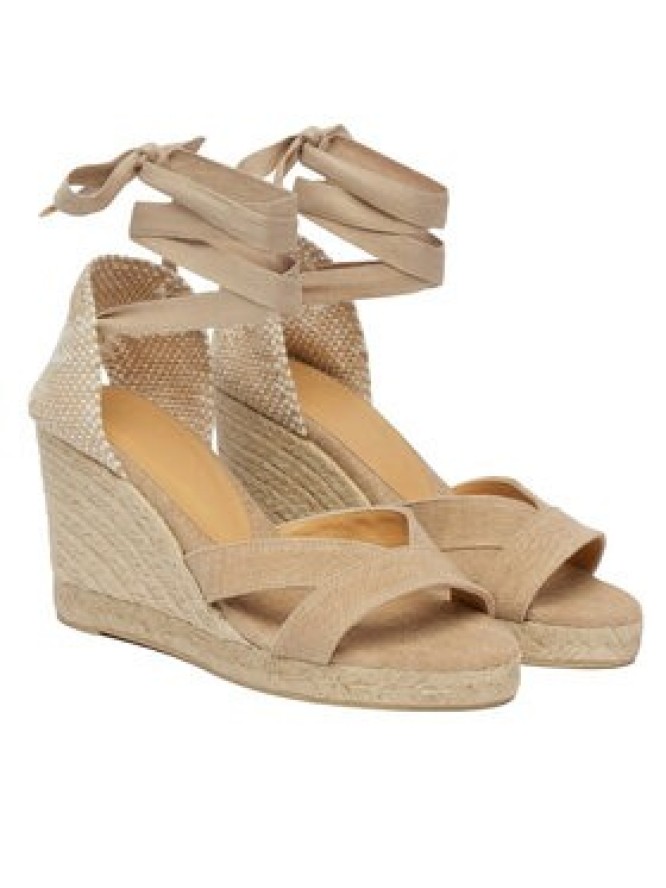 Castañer Espadryle Bailey 25633 Beżowy