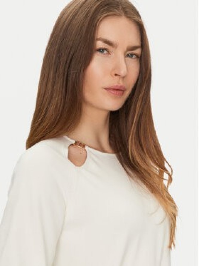 TWINSET Sweter 251TP3490 Écru Loose Fit