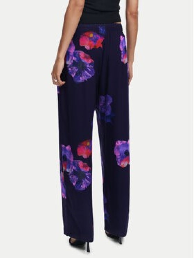 Desigual Spodnie materiałowe 25SWPWX5 Czarny Relaxed Fit