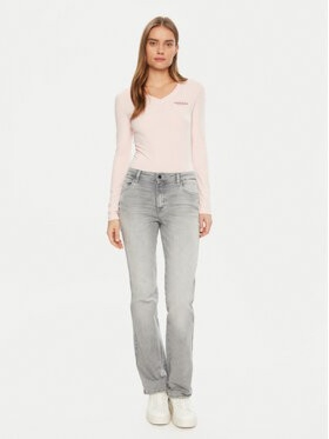 Guess Jeans Bluzka W4YI21 J1314 Różowy Regular Fit