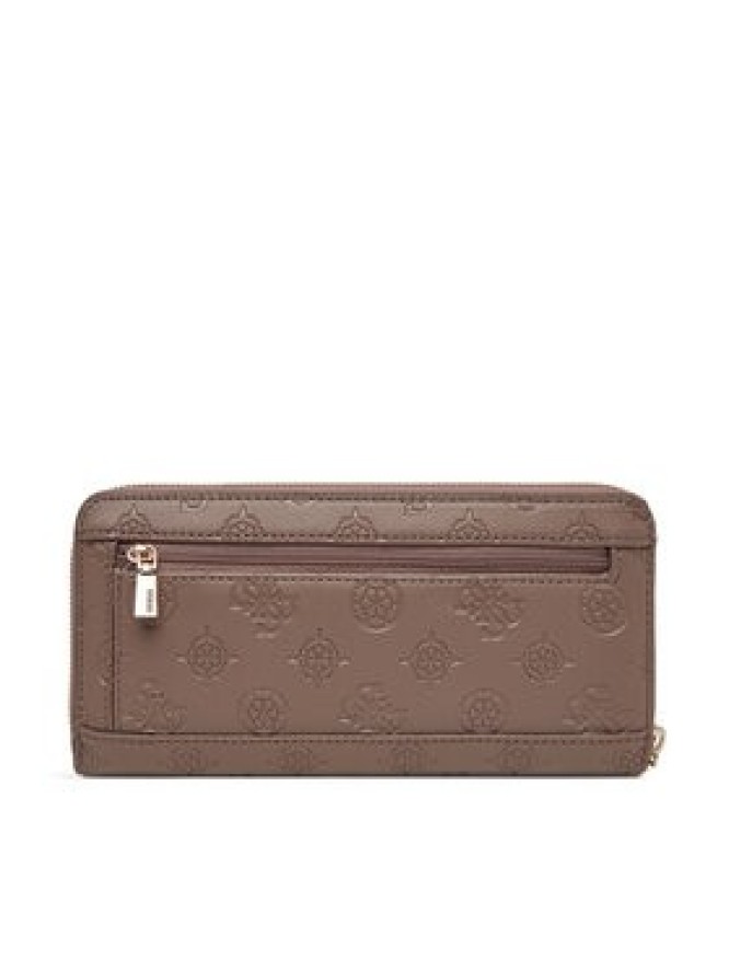 Guess Portfel Carmella Slg SWPD22 25146 Brązowy jasny