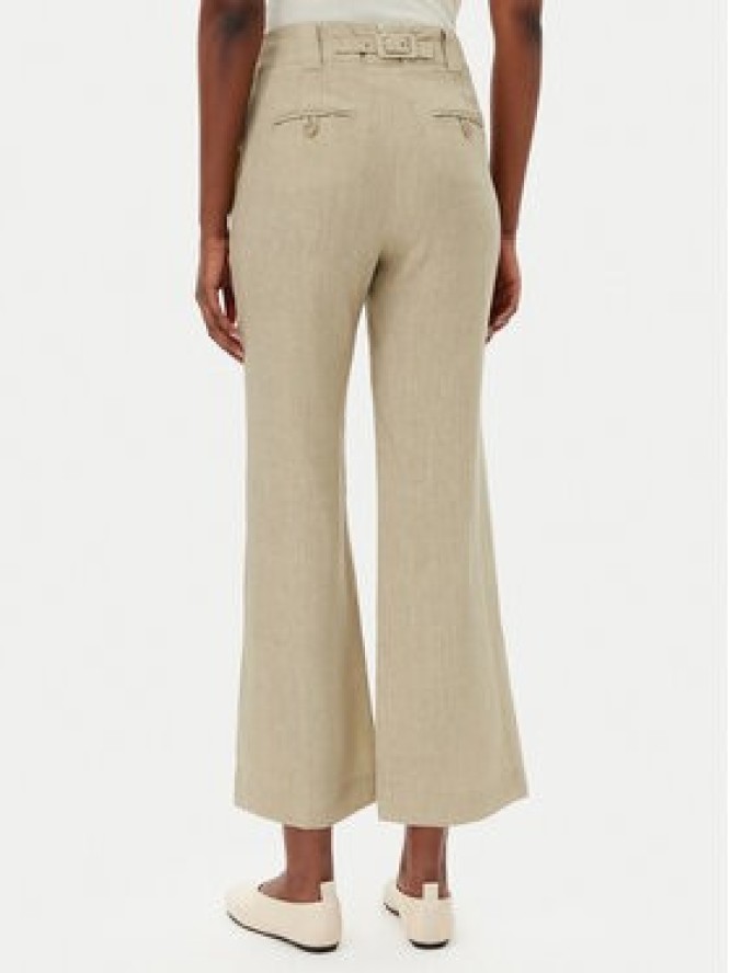 Marella Spodnie materiałowe Falco 2513131052200 Khaki Regular Fit