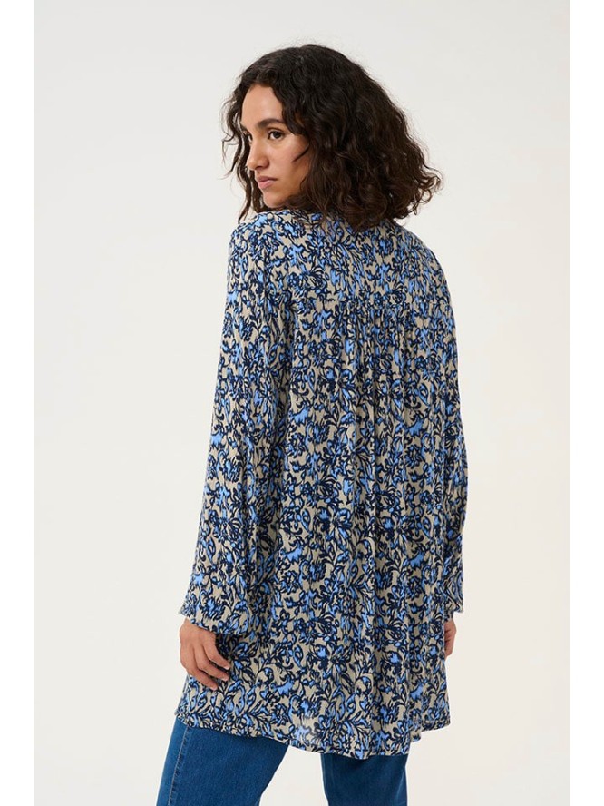 Kaffe Tunika "Amber" w kolorze błękitno-beżowym rozmiar: 38