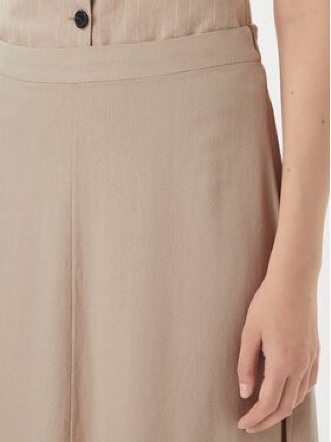 ONLY Spódnica midi Goa 15363690 Beżowy Regular Fit