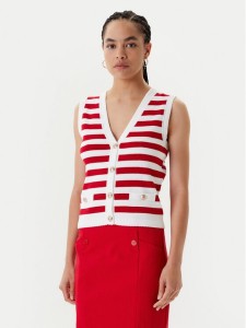 Morgan Kardigan 251-MKIVA Czerwony Regular Fit