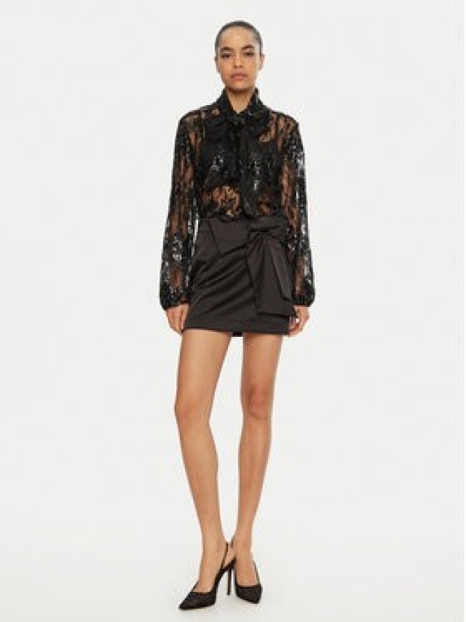 Kontatto Spódnica mini AI2025 Czarny Regular Fit