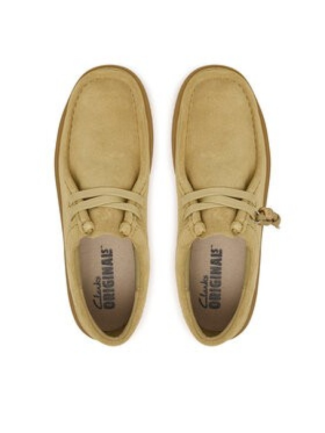 Clarks Półbuty Boxbee Walla. 26328110 Beżowy