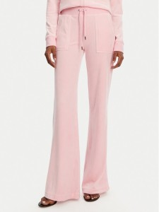 Juicy Couture Spodnie dresowe Layla JCSEBJ001 Różowy Flared Leg