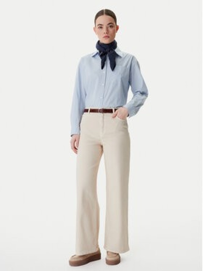 Weekend Max Mara Jeansy Medina 2615131051 Beżowy Wide Leg
