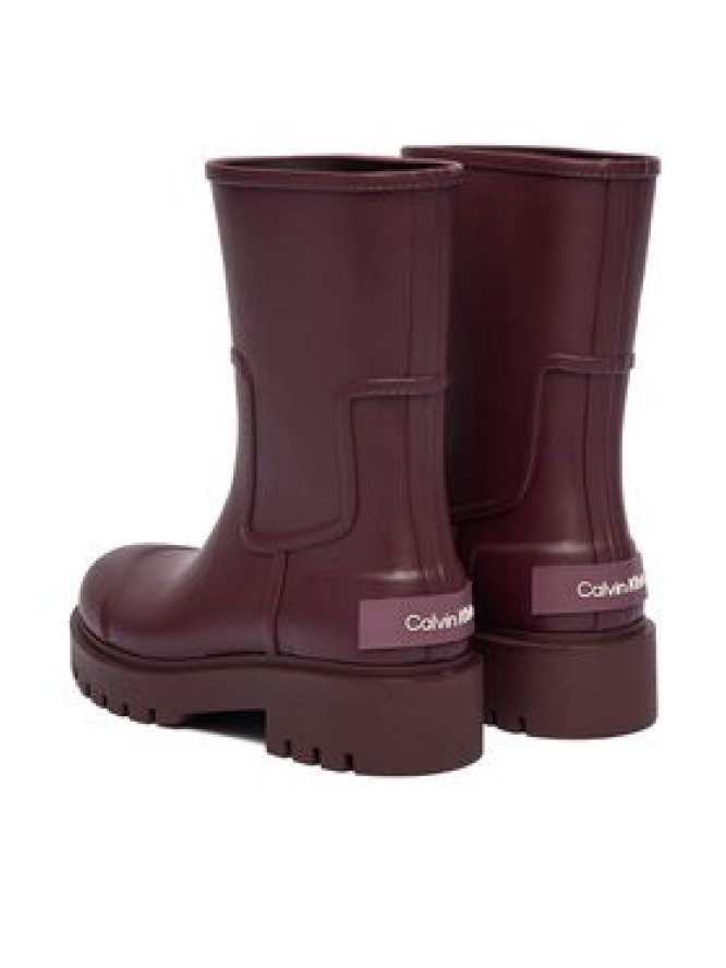 Calvin Klein Jeans Kalosze YW0YW02004 Bordowy