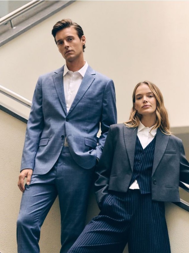 Krótka marynarka - szary