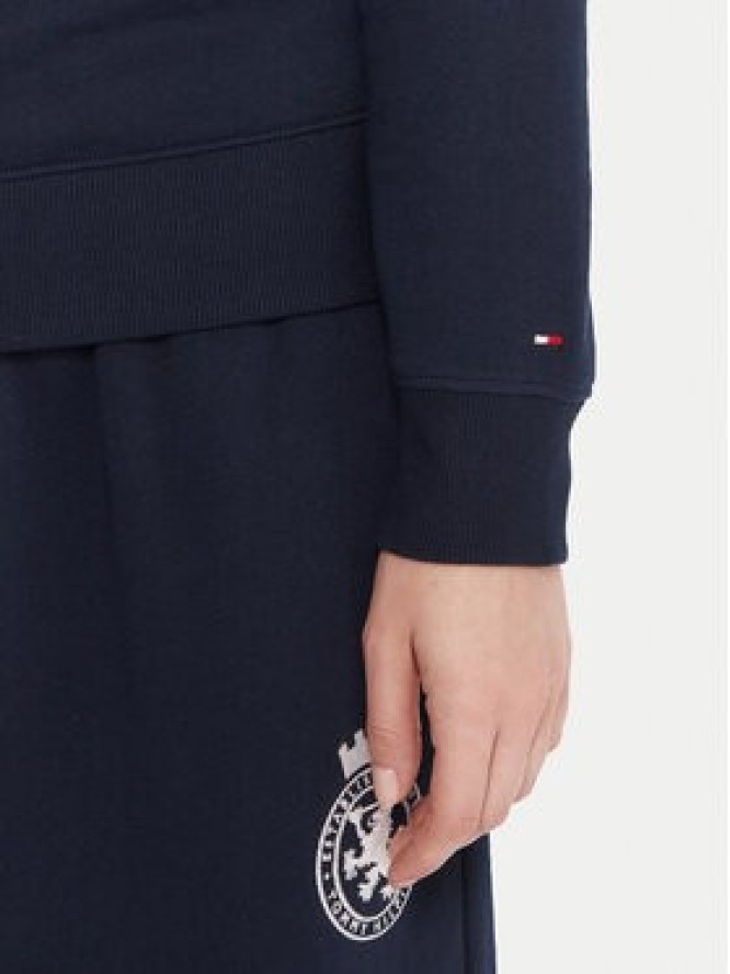 Tommy Hilfiger Bluza UW0UW06078 Granatowy Regular Fit