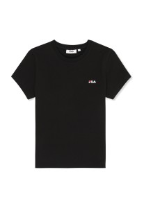 Koszulka FILA Trivero Slim Fit Czarna