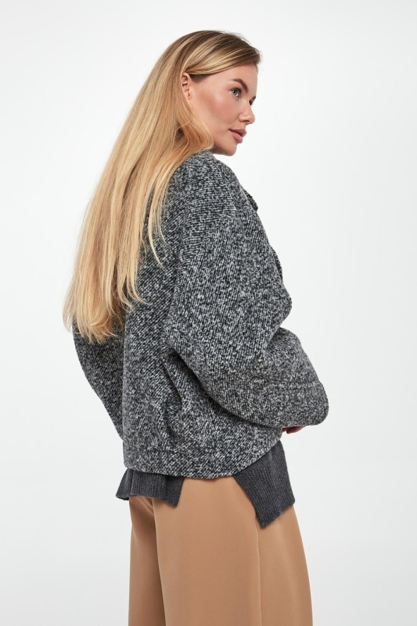 Płaszcz damski wełniany krótki ERMANNO FIRENZE