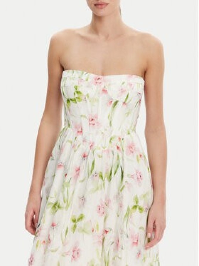 Bardot Sukienka koktajlowa 58164DB3 Biały Regular Fit